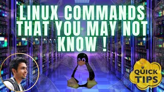 Linux Commands That You Need To Know ‼️ | Rarely Used Commands 🧐 | Linux Tips and Tricks | Dhanush N