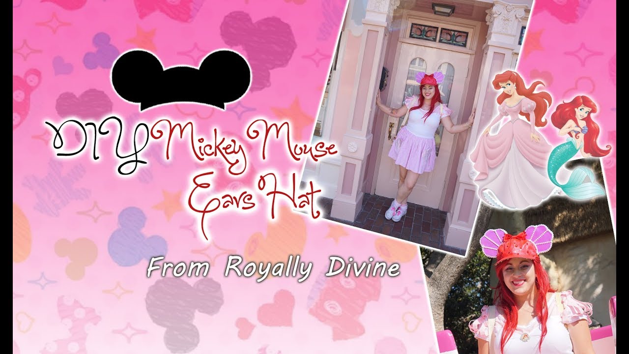 DIY Mickey Mouse Ear Hat YouTube