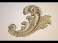 3d max modeling tutorial - Carved Element