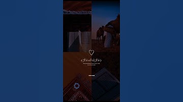 "أَفَلا يَنْظُرُونَ إِلَى الإِبِلِ كَيْفَ خُلِقَتْ " سورة الغاشية  للقارئ #عبدالرحمن_مسعد