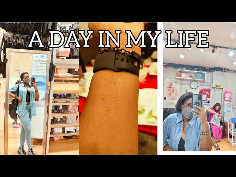 LIVING ALONE VLOG | Study day+ salon visit+ temporal tattoo+ grocery shopping + meeting up