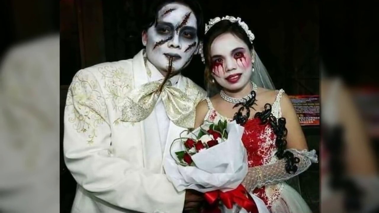 Ужасные пары. Самые необычные свадьбы. Необычные Свадебные костюмы. Странные смешные жених и невеста. Страшный костюм на свадьбу.