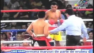 Pelea Roman Gonzalez (Nic) vs Ronald Barrera (Col) - Videos Prodesa