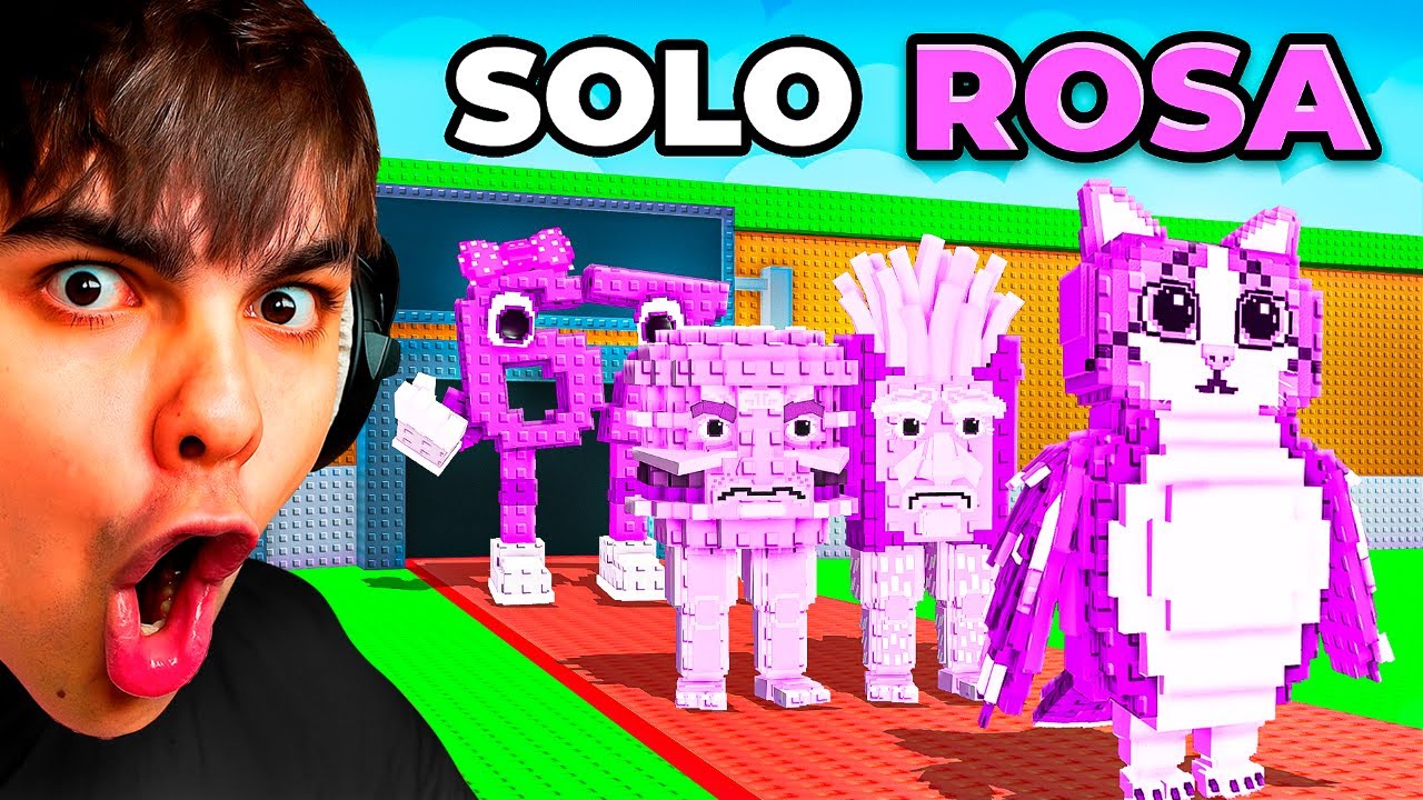 Pasé de 0$ - 100 TRILLONES con SOLO BRAINROTS de COLOR ROSA