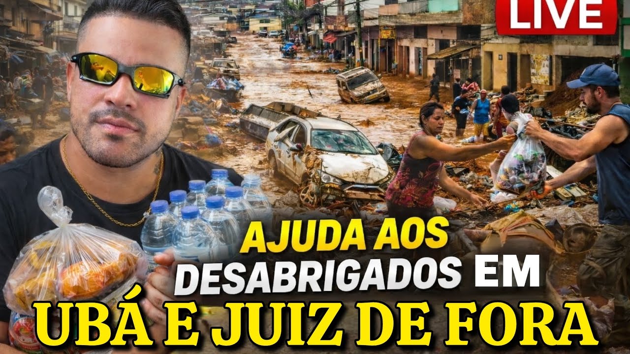 SOS UBÁ e JUIZ DE FORA 🚨 Missão Solidária AO VIVO!