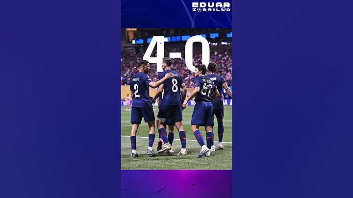 PALIZA del PSG 4-0 Inter Miami