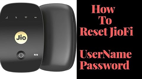 How To Change The Password of JioFi Device in Telugu || JioFi