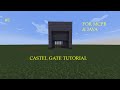 MINECRAFT: HOW TO MAKE A WORKING CASTLE GATE (EASY) 1.17