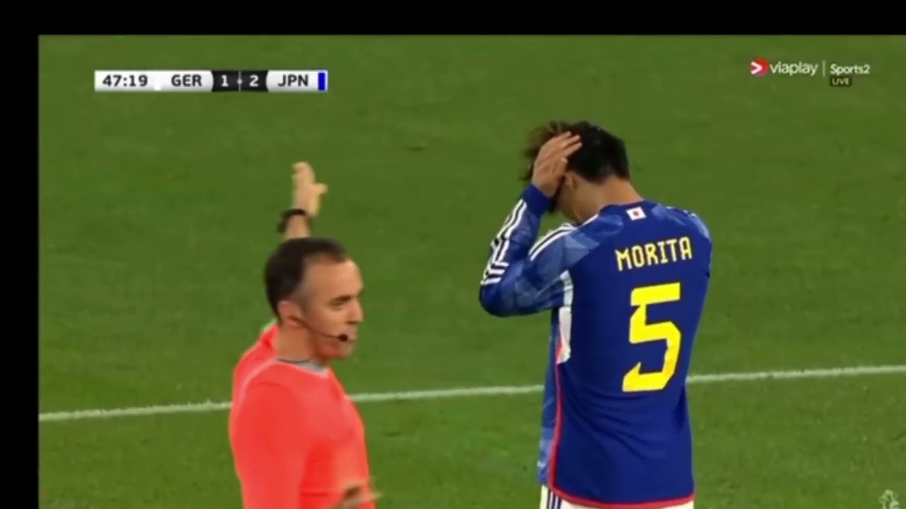 ドイツvs日本1-4 海外実況　