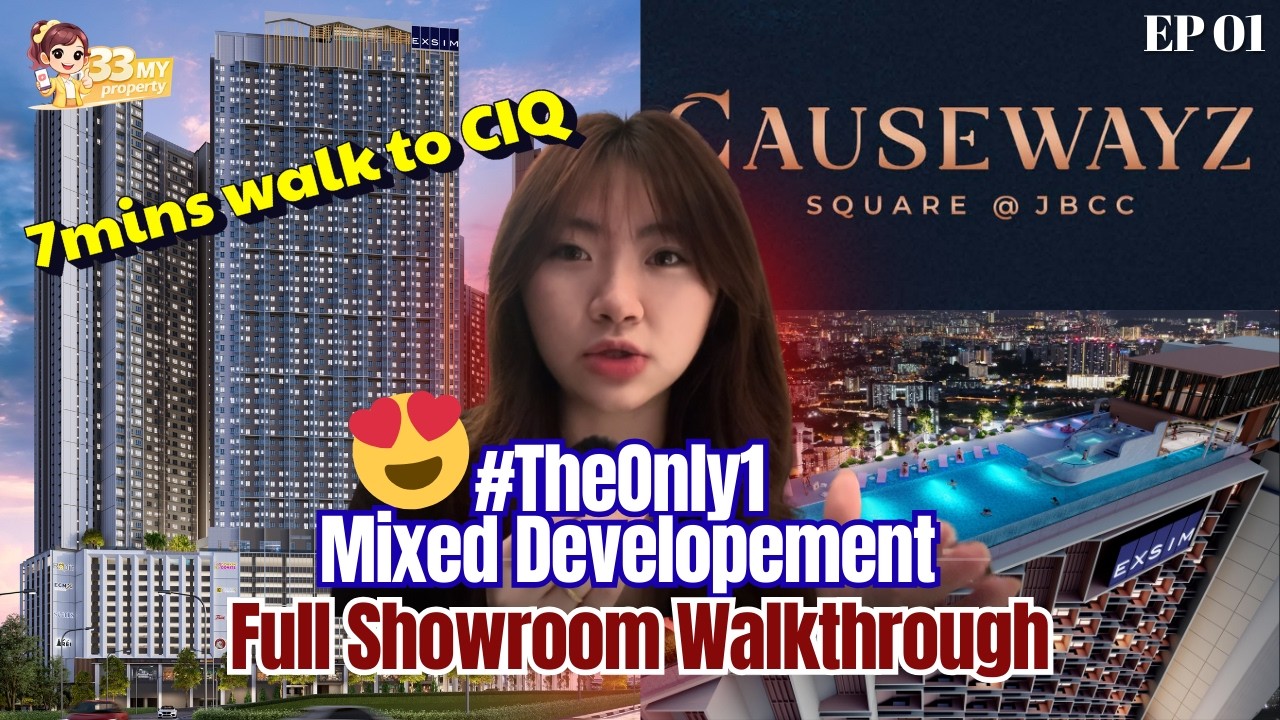 Foreigner Top Choice!【Causewayz Square @ JBCC 】Resort Facilities w/ Linked Bridge to CIQ/RTS?!