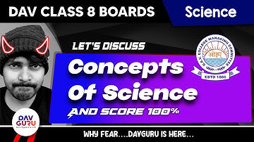 Concept Revision of Science | DAV Class 8 Boards Preparation 🚀