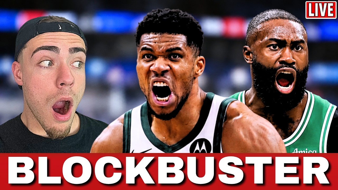 Giannis Antetokounmpo TRADE Incoming... Celtics Or Heat? (LIVE WATCH)