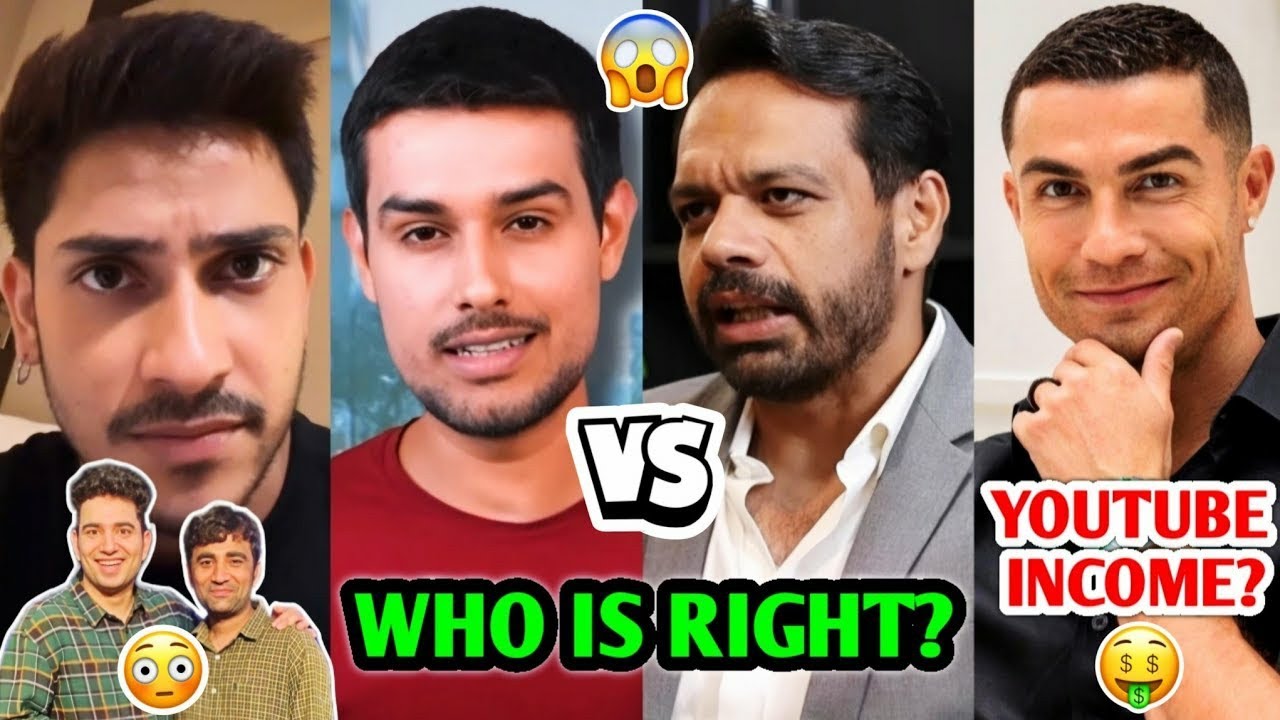 Dhruv Rathee Vs Flying Beast YouTubers Ronaldo YouTube Income dhruv-rathee-vs-flying-beast-youtubers-ronaldo-youtube-income
