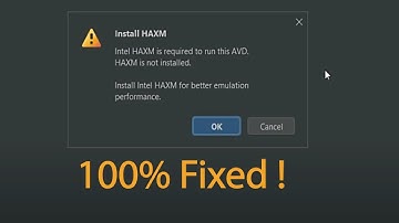 Intel HAXM is required to run this AVD HAXM is not installed !! FIXED iT NOW ✔