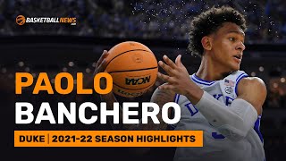 Paolo Banchero | Duke | 2021-22 Season Highlights