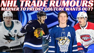 NHL Trade Rumours  Habs, Leafs, Sabres, Hawks & Couture Wants Out of SJ?
