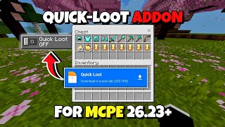 Best Quick Loot Addon for Minecraft PE 26.23+ || Quick Loot Mod for MCPE screenshot 3