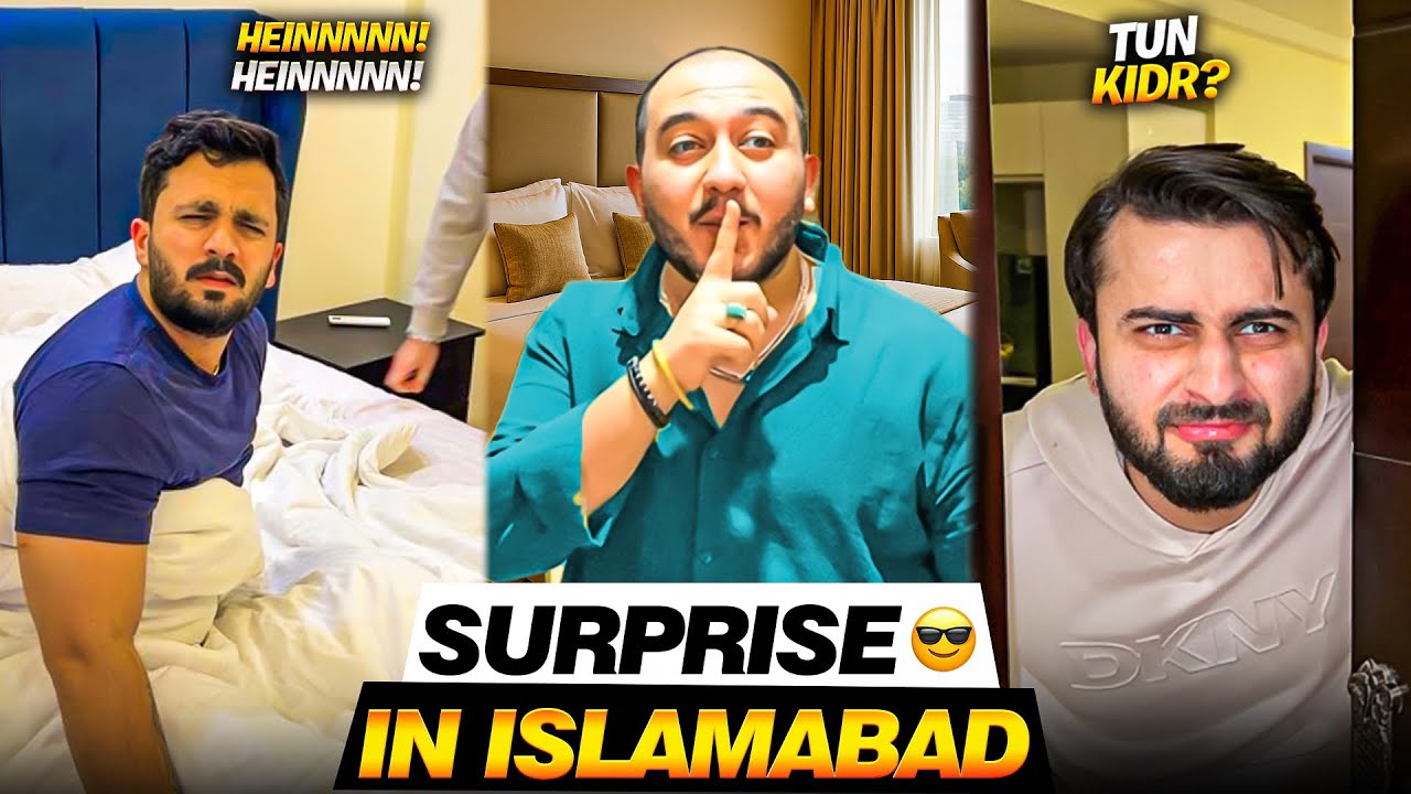 Dosto Ko Islamabad Ja Ka Surprise Kar Dia😳 Haider Got Shocked 😮
