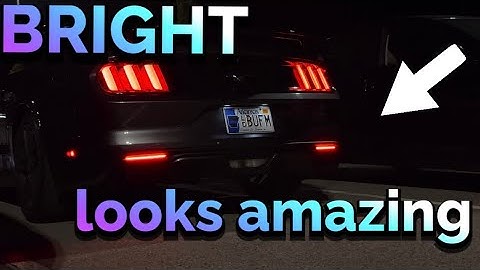 S550 Mustang Rear Reflector LED’s Install