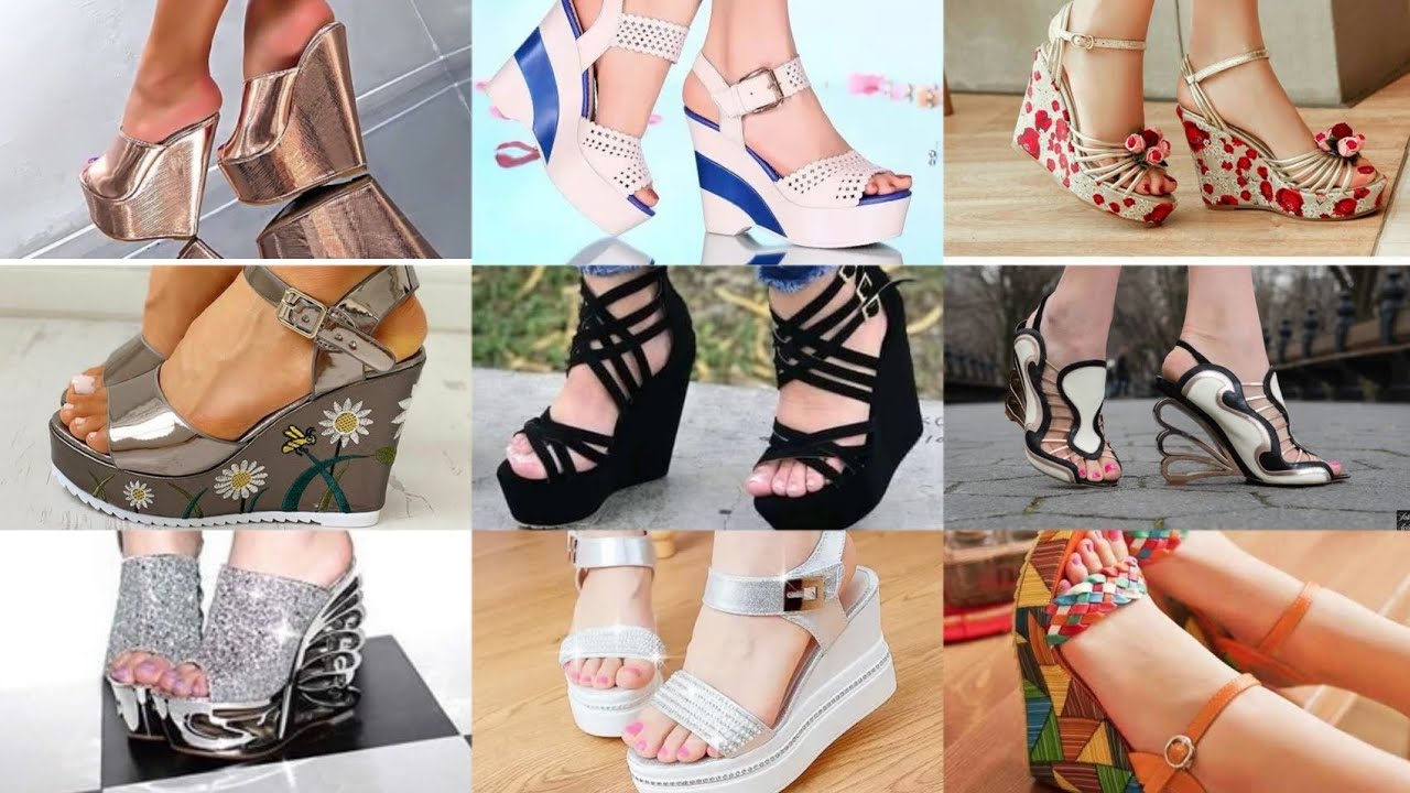 New collection Wedge 😍 sandal || summer fashion high heel || Arman khan ...