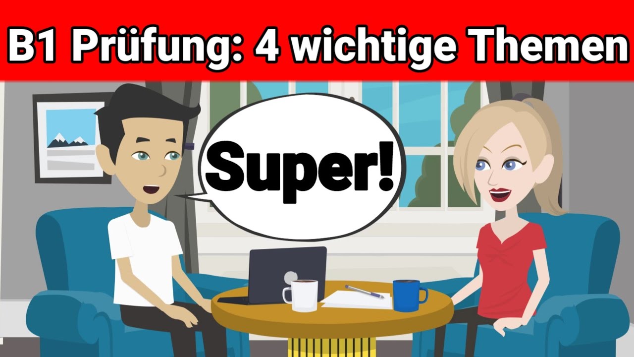 Устный экзамен по немецкому языку B1 | Планируем что-то вместе/диалог | 4 важные темы | говорить