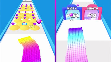 Canvas Run - All Levels Gameplay Walkthrough Android,ios (Levels 1-4)