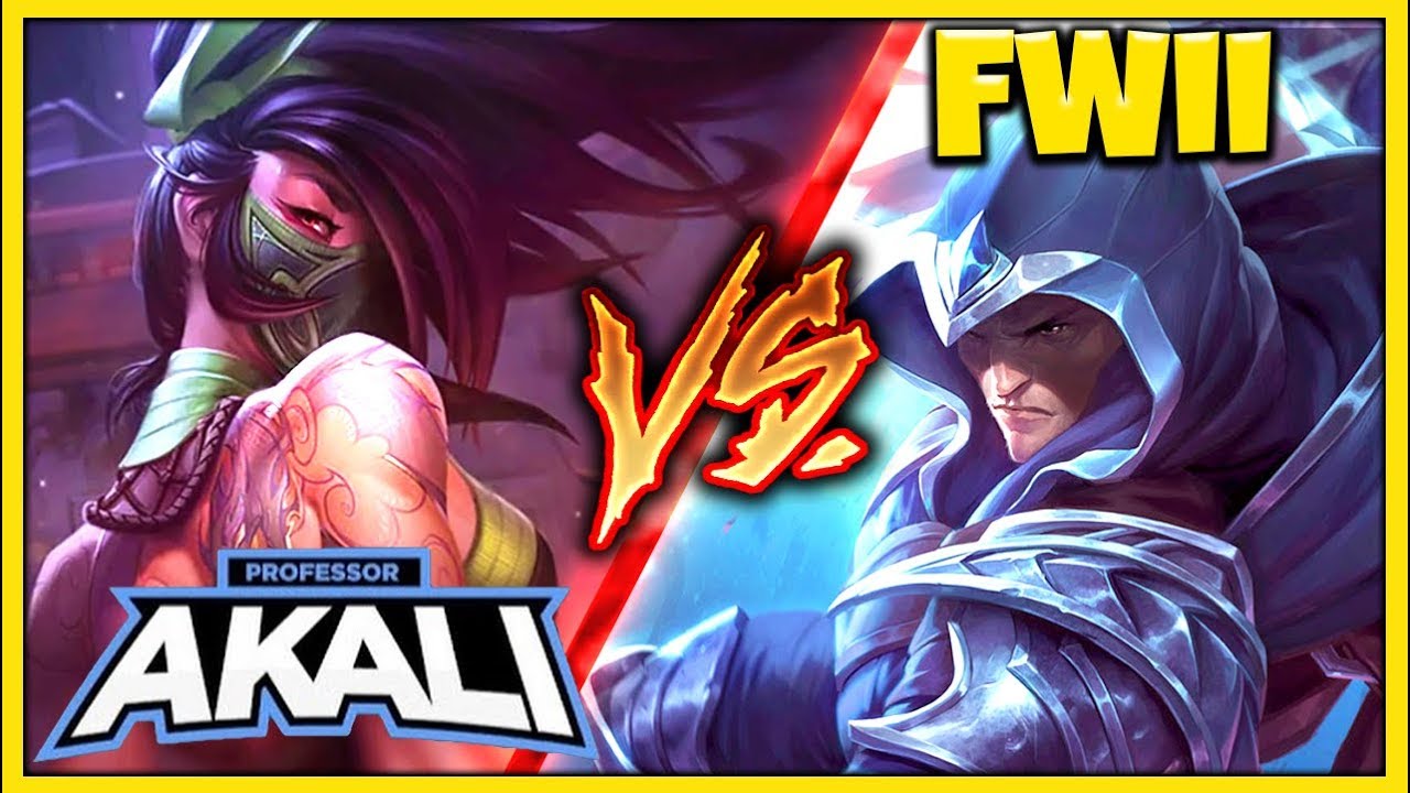 PROFESSOR AKALI VS. RANK 1 CHALLENGER FWII (1 TALON WORLD) 1v1 FOR