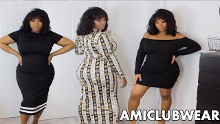 Amiclubwear 3 Week Post Baby Body Try-On Haul Monroe Xo