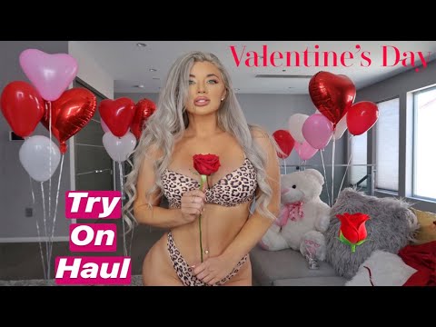 Lingerie Try On Haul : Valentines Day