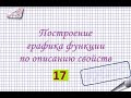 Свойства функции. Построение графика функции по описанию ее свойств. Вариант 17.