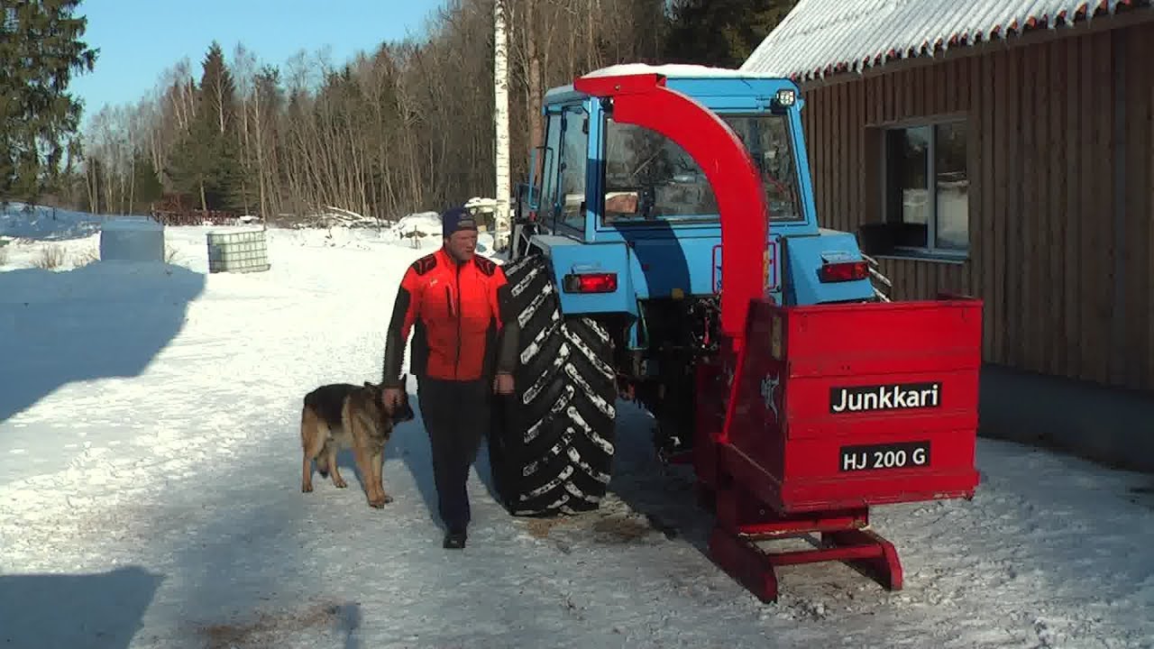 Junkkari HJ-200G Wood Chipper Part 1