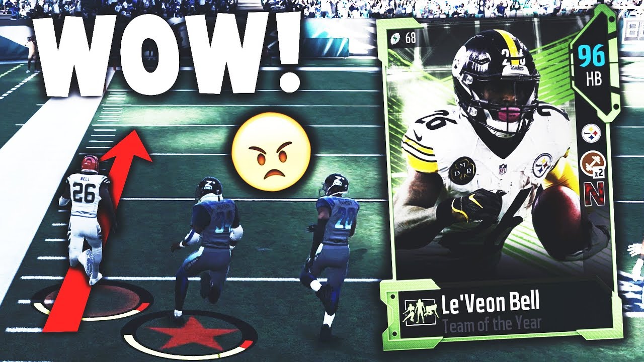LE'VEON BELL LAST SECOND RUN! POWER UP MACK, DONALD, & HARRIS! Madden 18 Ultimate Team