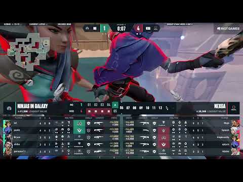 VCT MYSG 2024 Split 2 Group Stage NEXGA VS Ninjas in Galaxy - Game 2