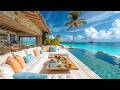 Tropical Beach Cafe Ambience with Happy Bossa Nova Jazz &amp; Ocean Wave Sounds for Good Mood, Chill