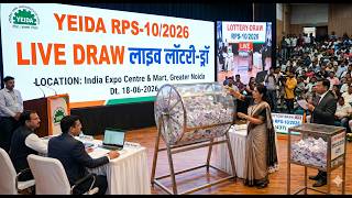 YEIDA Live Draw Streaming 🔥YEIDA RPS-10/2026 Plots🔥973 Residential Plots🔥Total Application 110203