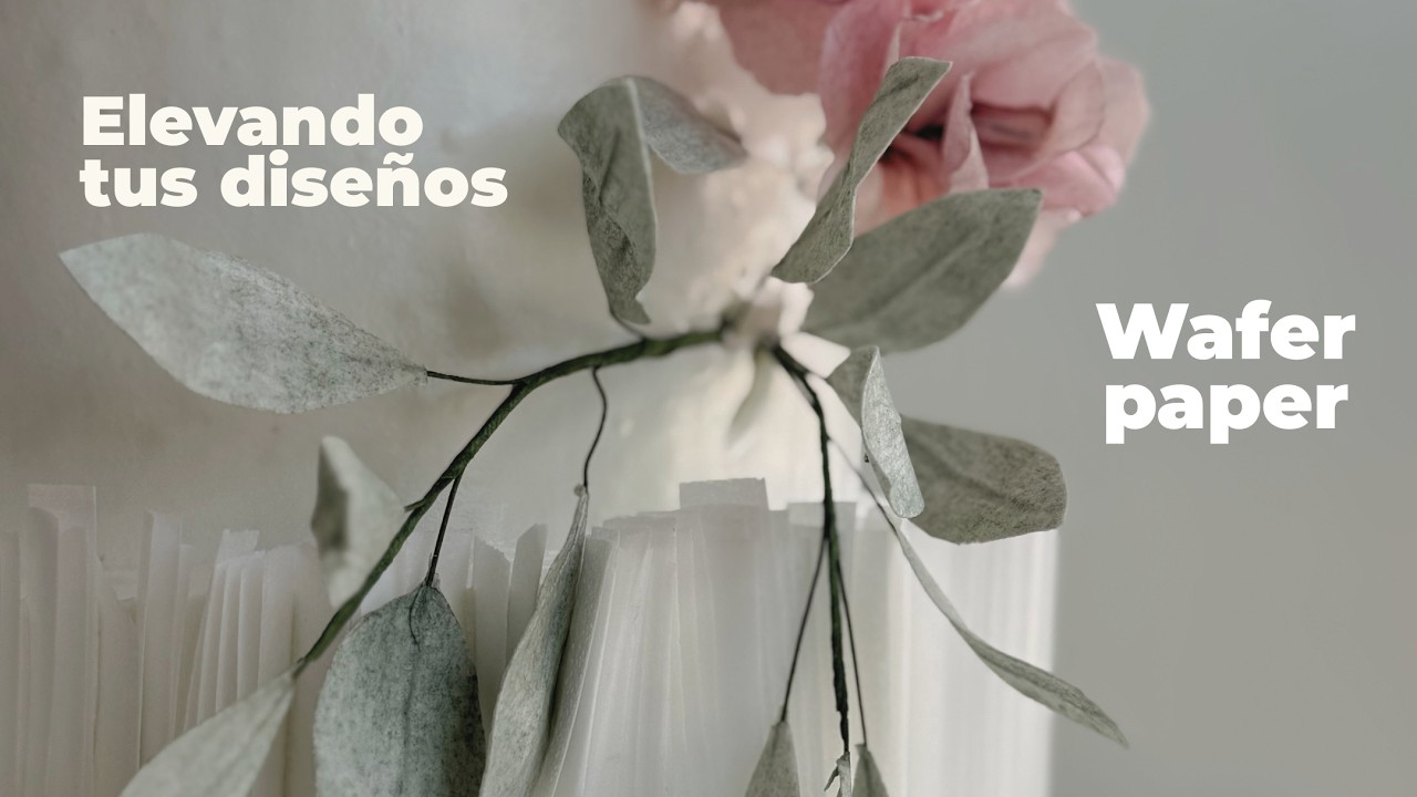 Cómo usar wafer paper para decorar pasteles