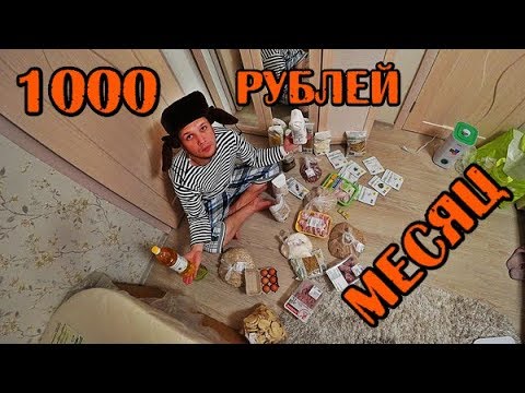 МОЖНО ЛИ ВЫЖИТЬ МЕСЯЦ НА 1000 РУБЛЕЙ В РОССИИ ДЕНЬ#1-3