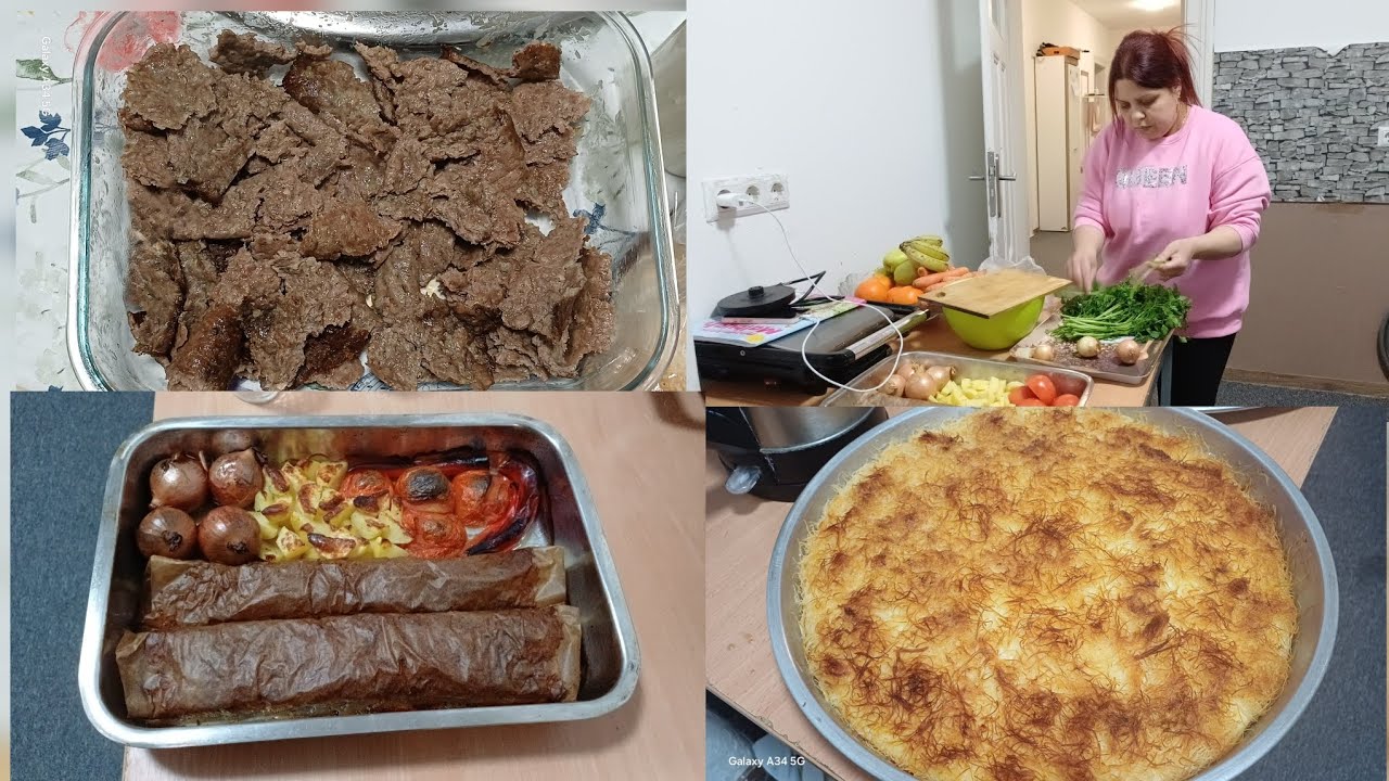 طريقة عمل الدونر كباب  تركي في البيت طلعت شي بيشهي وعملنا كنافة تفضلو