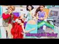 Barbie Doctor Doll Hospital Toys 🤰👶 Pregnant Disney Mermaid Princess Newborn Baby 바비 인형 디즈니 인어 공주 임신