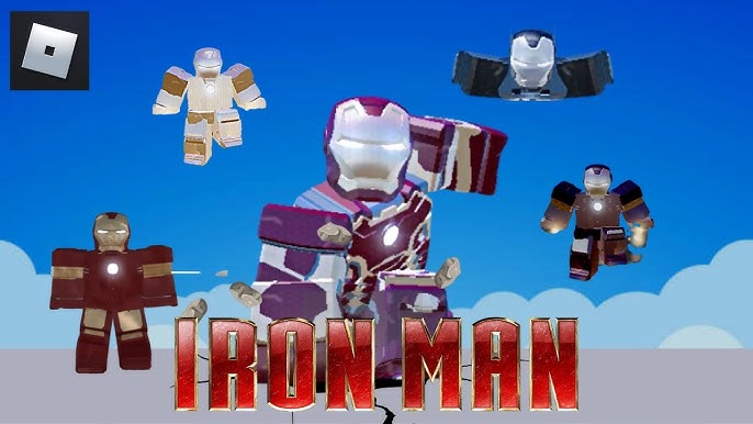 EVOLUÇÂO DO HOMEM DE FERRO (IRON MAN) NO ROBLOX! (All Available Characters  in Roblox Iron Man) 