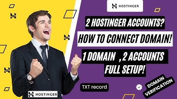 How to Verify a Domain on Hostinger Using TXT Record | Connect Domain to Another Hostinger Account