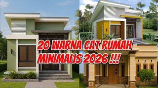 20 Minimalist House Paint Colors 2026 || Selected Home Designs