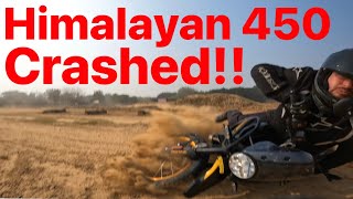 Crashed !! Himalayan 450 | Offroad review