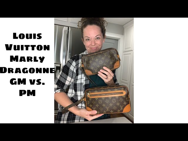 LOUIS VUITTON Monogram Canvas Marly Dragonne GM Clutch Bag E4032