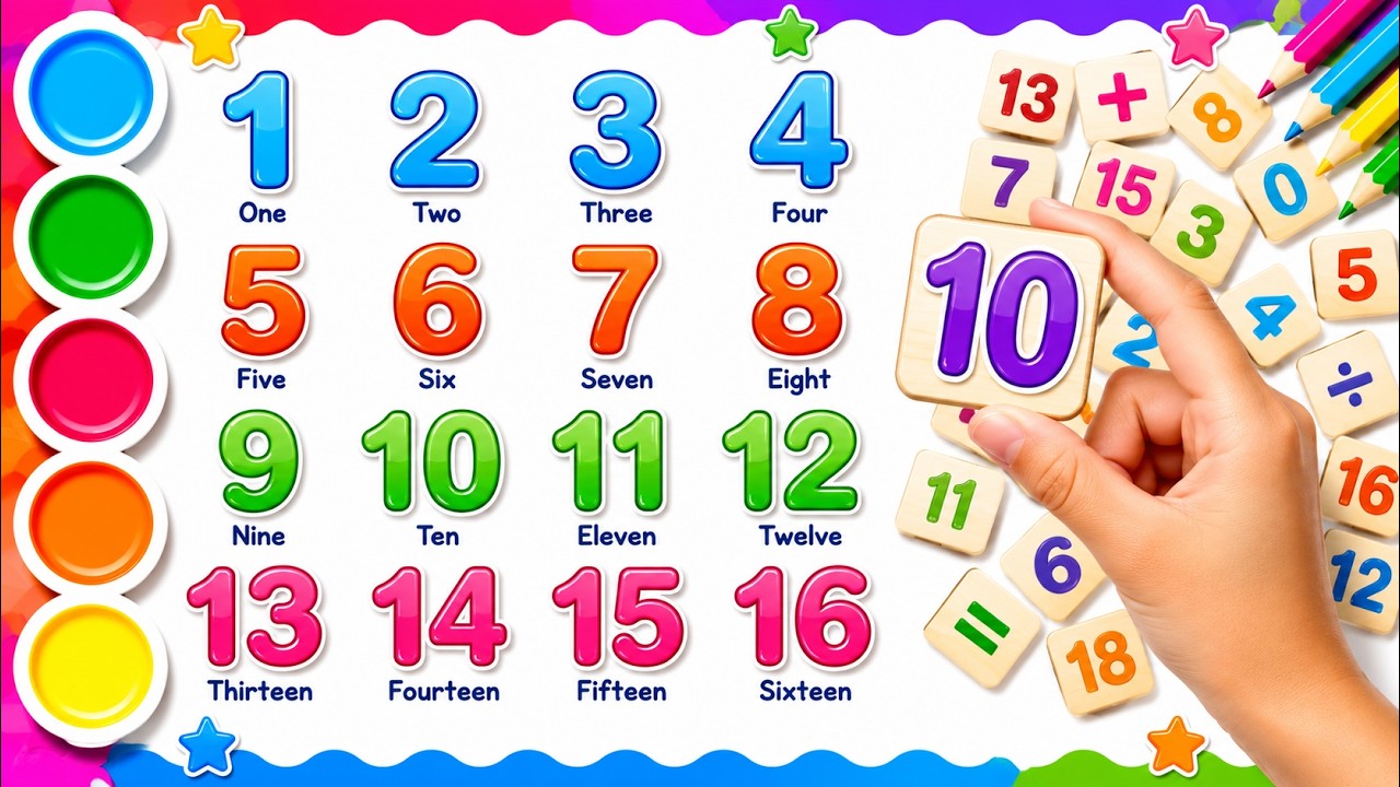 ✳︎4kidsmam✳︎ 123 Number Puzzle | Arranging Numbers with Magnetic Tiles