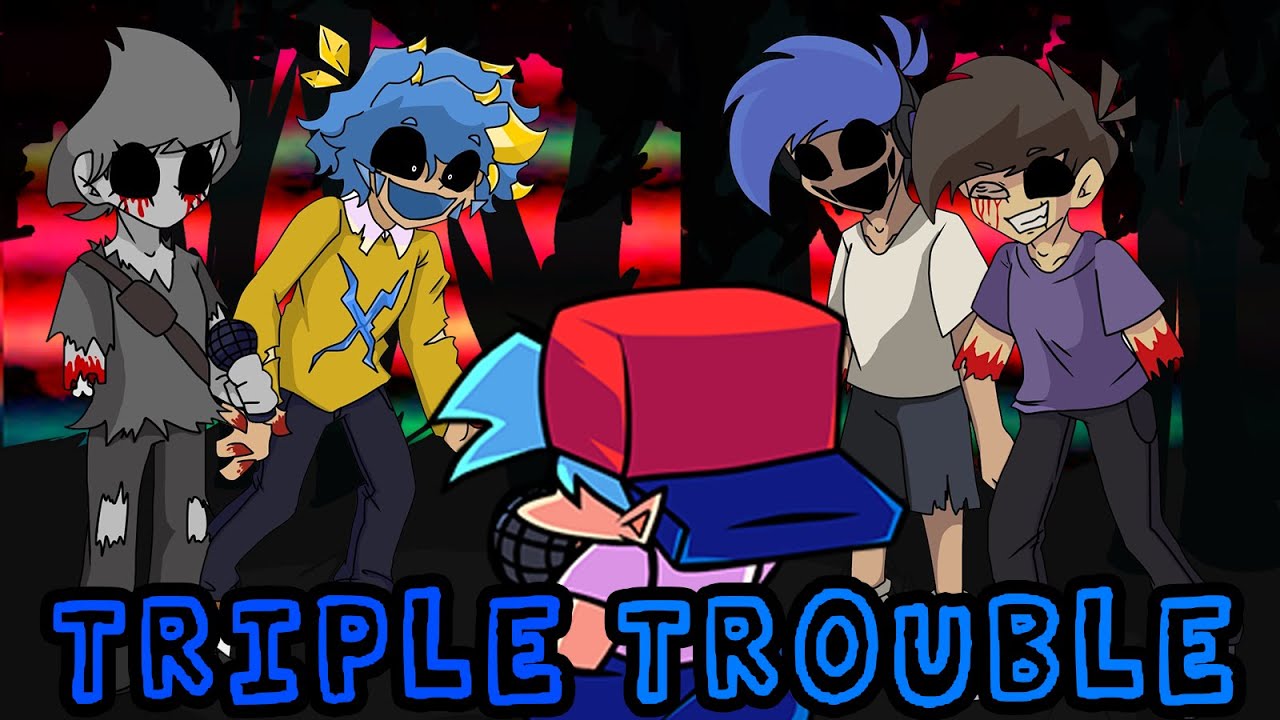FNF triple trouble but BOB and BOSIP cover!