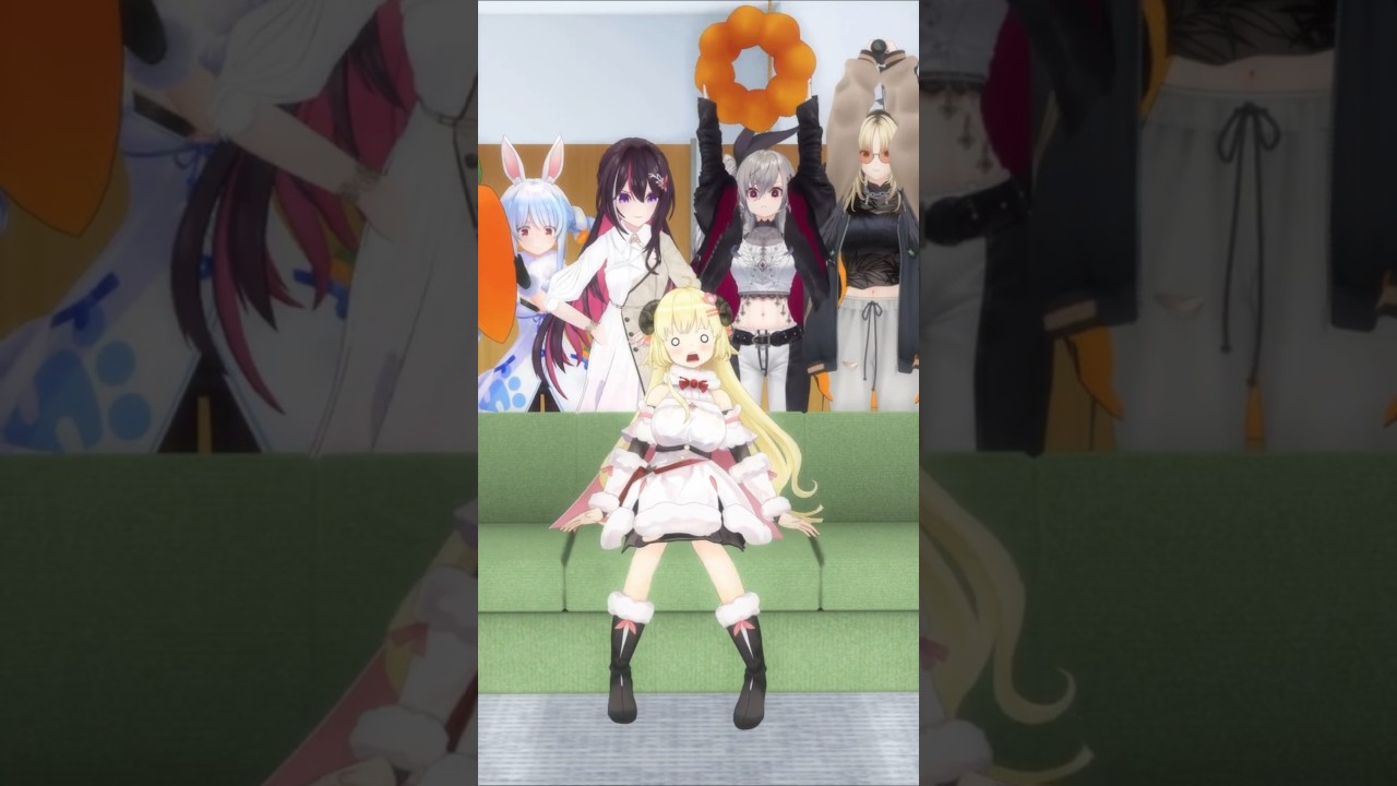 カップルゆるさない！！！ #hololive #ホロライブ #因果応報 #イタズラ