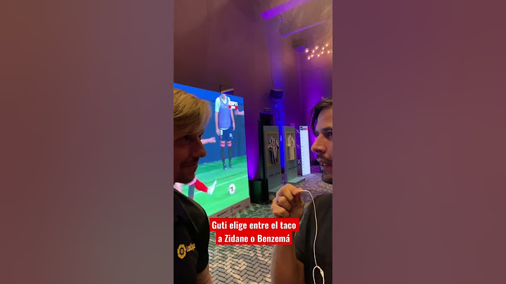 Guti elige entre el taco a Zidane o Benzemá 🎩