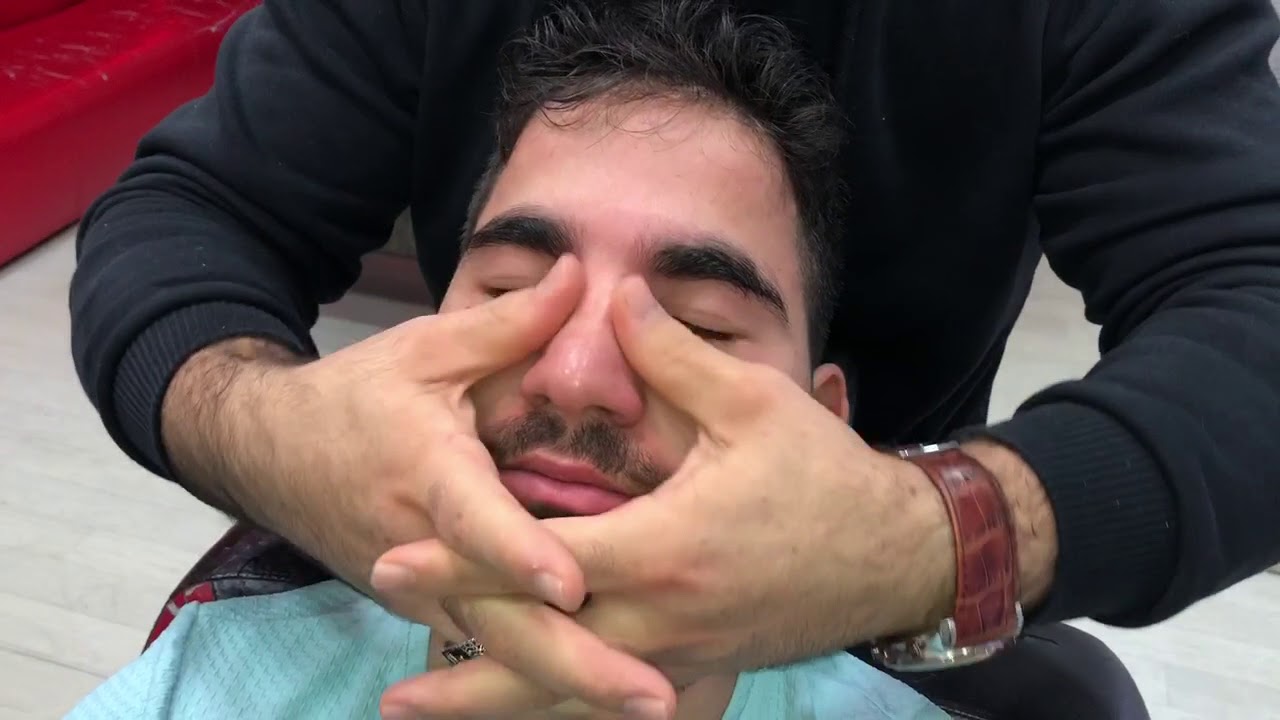 Great Asmr Massage By Numan Big Bear 🐻😴SUBSCRİBE PLEASE🙏🏻(head,back,neck,face)