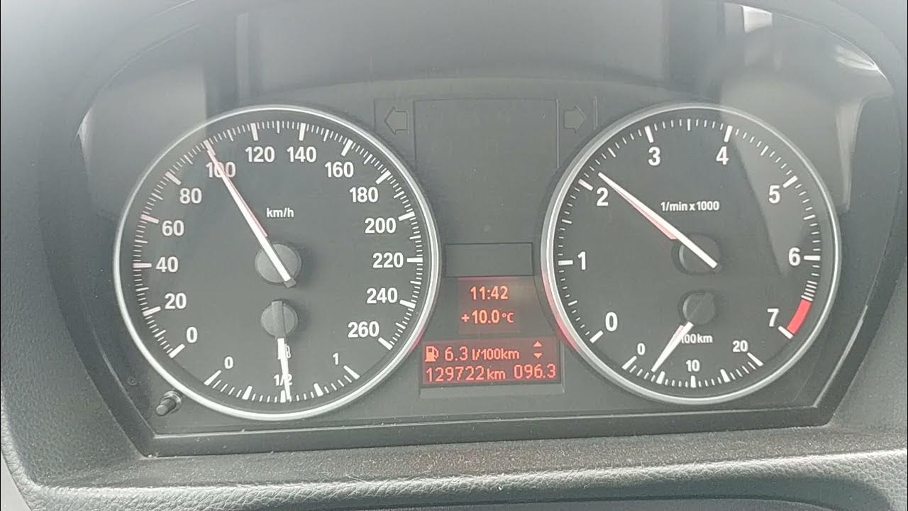 BMW 318i E90 N43 LCI Fuel Consumption Test 143Hp ( highway ) at 100 km
